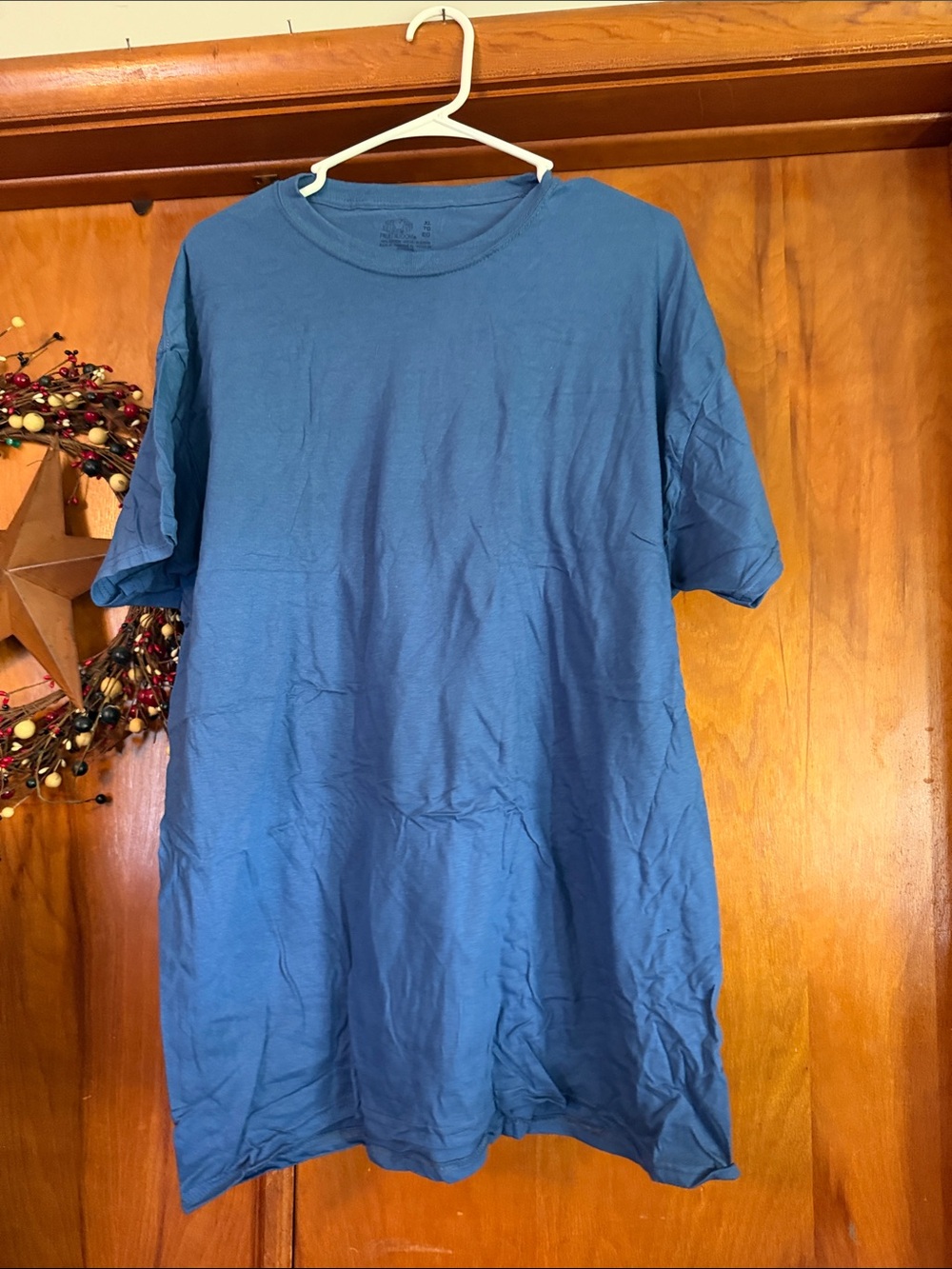 Fruit of the Loom Men's Short Sleeve T‑Shirt - Blue